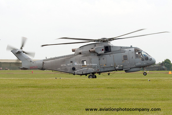 Royal Navy 829 NAS Westland Merlin HM.1 ZH858 at the Waddington Airshow (2014)