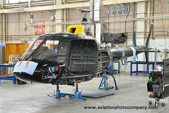 RAF Aerospatiale Squirrel HT.1 ZJ276 stored at RAF Shawbury (2011)