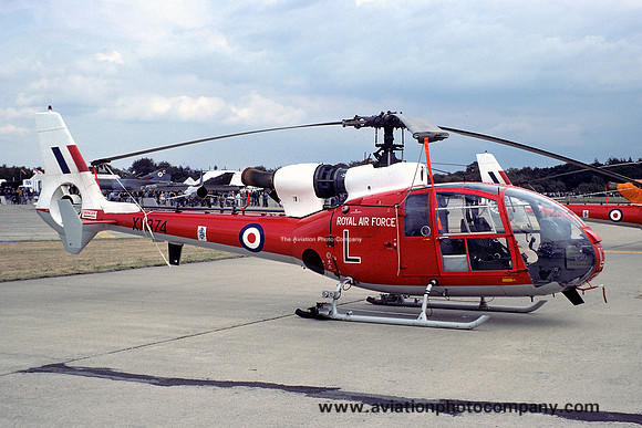 RAF CFS Westland Gazelle HT.3 XX374/L (1976)