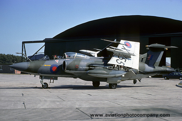 RAF Blackburn Buccaneer S.2 XV155 at RAF Lossiemouth (1976)
