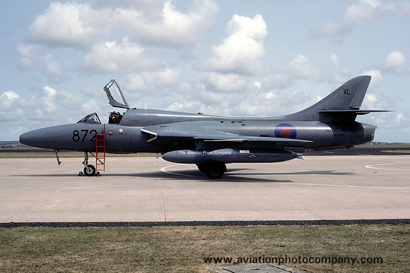 Royal Navy FRADU Hawker Hunter T.8C WV363/VL872 (1989)