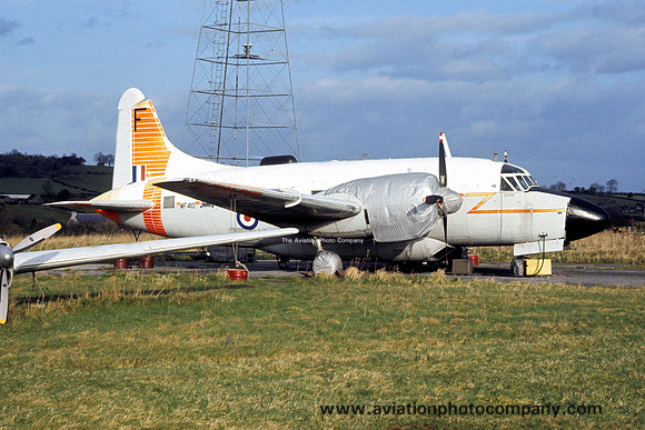 RAF Vickers Varsity T.1 WF410/F stored at Lulsgate (1975)