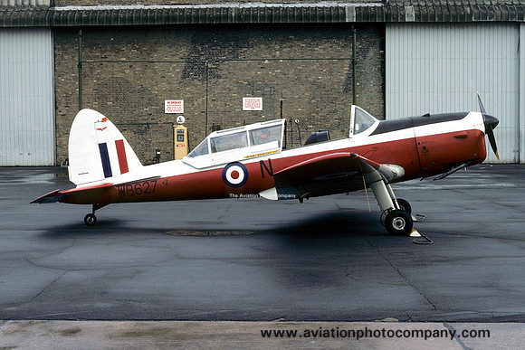 RAF 5 AEF DHC-1 Chipmunk T.10 WB627/N (1977)