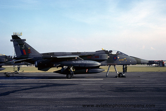 RAF 41 Squadron Sepecat Jaguar GR.1 XZ356/J at RAF Lossiemouth (1977)