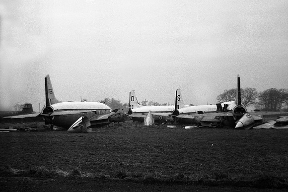 RAF Vickers Valetta dump at RAF Kirkbride (1959)