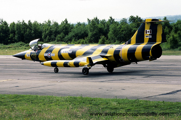 Canadian Air Force 1 CAG Canadair CF-104 Starfighter 104761 (1981)