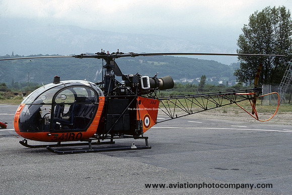 French Air Force CIEH341 Sud Alouette II 366/341-RO (1981)