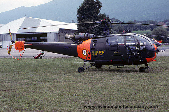 French Air Force CIEH341 Sud Alouette III 2077/341-EF (1981)