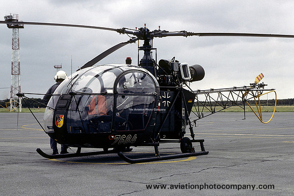 German Army HFS1 Sud Alouette II 76+84 (1981)