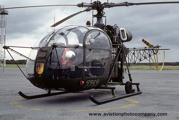 German Army HFS1 Sud Alouette II 77+13 (1981)