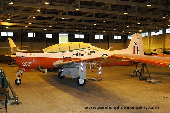 RAF Short Tucano T.1 ZF265 stored at RAF Shawbury (2007)