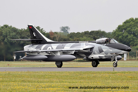 HHA Hawker Hunter F>58 ZZ191 at RIAT Fairford (2019)