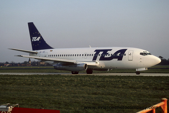 TEA Trans European Airways Boeing 737-2M8 OO-TEO (1988)