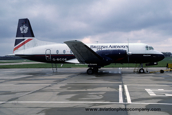 British Airways Hawker Siddeley HS.748 G-BCOE (1988)