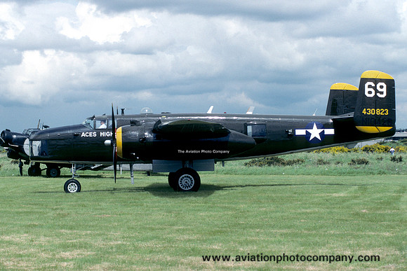 North American TB-25N Mitchell N1042B/430823 'Aces High' (1988)