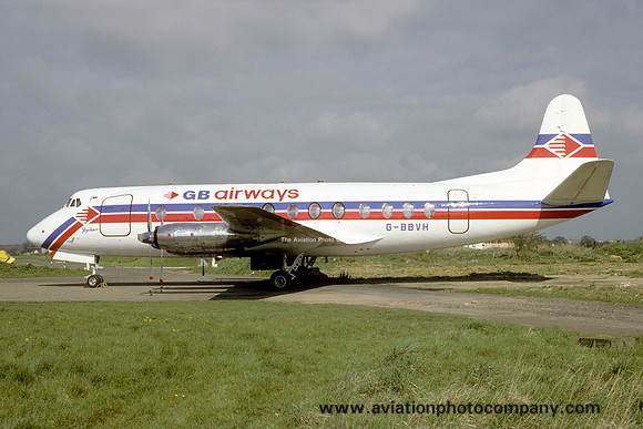 GB Airways Vickers Viscount G-BBVH (1988)