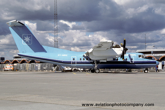 Maersk Air DHC-7-102 OY-MBG (1988)