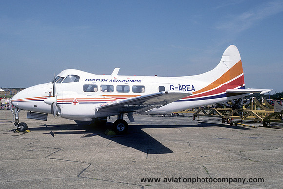 British Aerospace De Havilland Dove 8 G-AREA (1987)