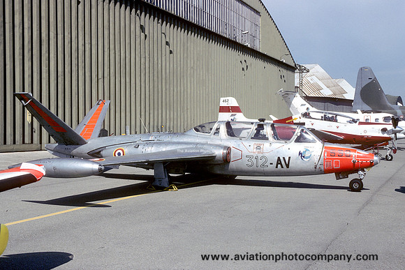 French Air Force GI312 Fouga CM.170 Magister 538/312-AV (1995)