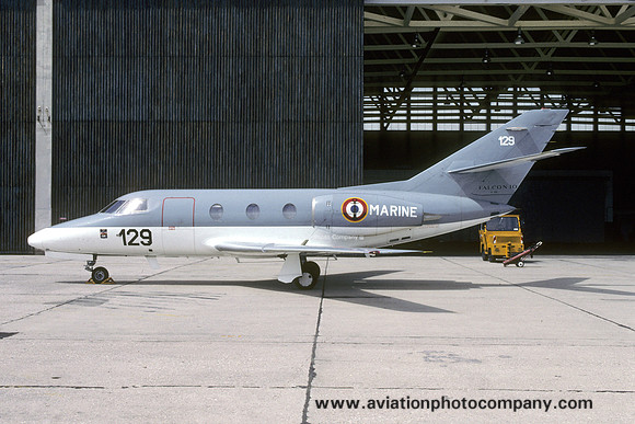 French Navy 3S Dassault Falcon 10 129 (1995)