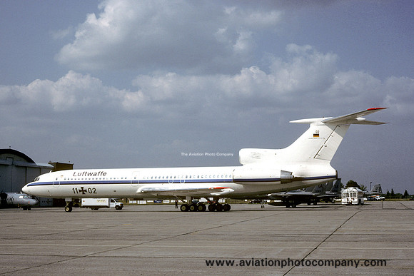 German Air Force FBS Tupolev Tu-154 11+02 (1995)