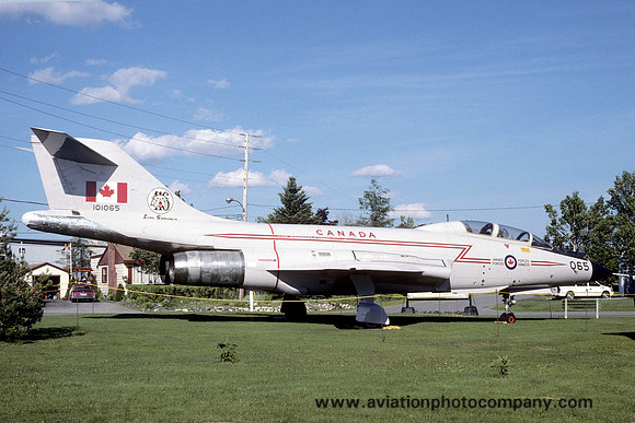 Canadian Air Force McDonnell F-101B Voodoo 101065 displayed at Gander (1995)