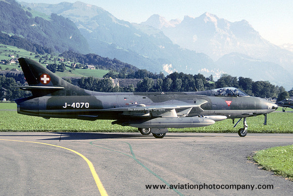 Swiss Air Force Hawker Hunter F.58 J-4070 (1994)