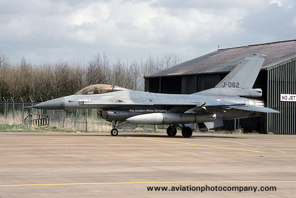 Dutch Air Force GD F-16A Fighting Falcon J-062 (1994)