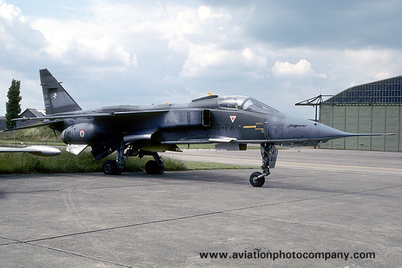 French Air Force Sepecat Jaguar A A11/7-PA stored at Chateaudun (1995)