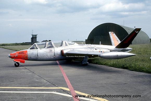 French Air Force Fouga CM.170 Magister 485 stored at Chateaudun (1995)