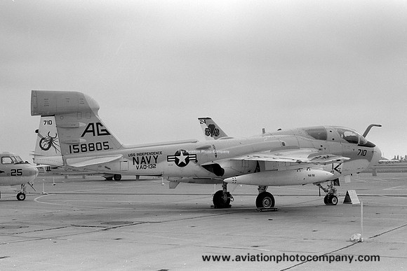 US Navy VAQ-132 Grumman EA-6B Prowler 158805/AG-710 (1975)
