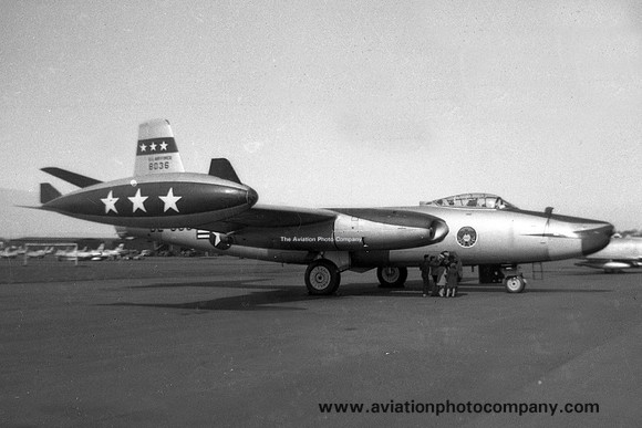 USAF 66 TRW North American RB-45C Tornado 48-0036 at Prestwick