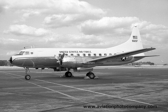 USAF HQ USAFE Convair C-131D Samaritan 55-0297 (1970)