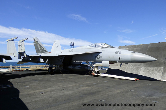 US Navy VFA-151 McDonnell Douglas F/A-18E Super Hornet 168480/NG-401 on board USS John C. Stennis (2019)