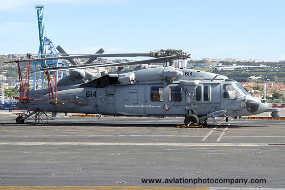 US Navy HSC-14 Sikorsky MH-60S 168553/614 on board USS John C. Stennis (2019)