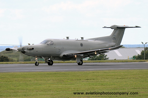 USAF Pilatus U-28A Draco 07-0712 at Prestwick (2019)