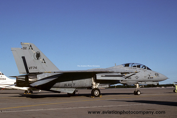 US Navy VF-74 Grumman F-14B Tomcat 162914/AA-102 (1993)