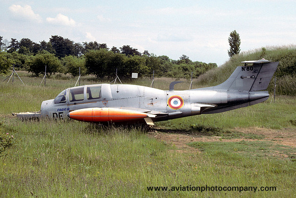 French Air Force Morane Saulnier MS.760 Paris 80/DE dumped at Chateaudun (1995)