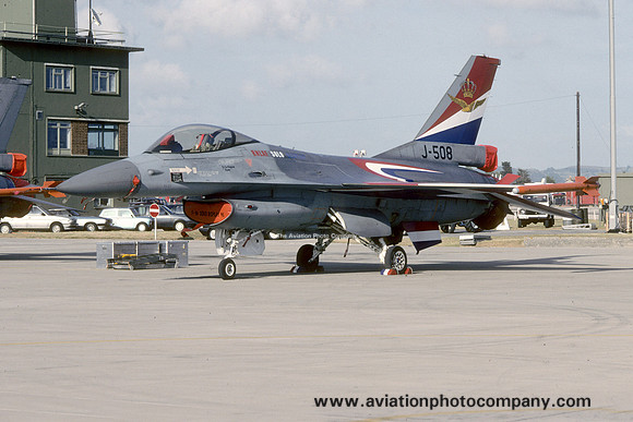 Dutch Air Force 311 Squadron GD F-16A Fighting Falcon J-508 (1995)