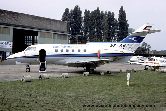 Kuwait Airways Hawker Siddeley HS125-700 9K-AGA (1983)