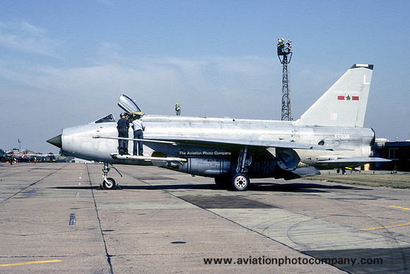 RAF 5 Squadron English Electric Lightning F.6 XS936/L (1983)