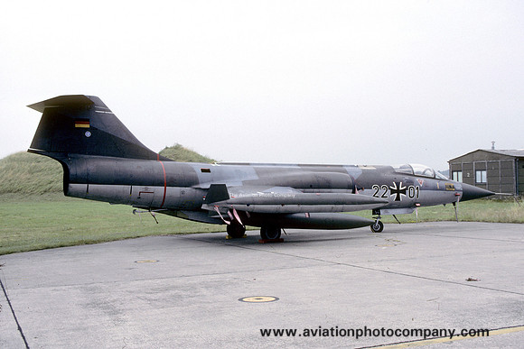 German Air Force Lockheed F-104G Starfighter 22+01 (1987)