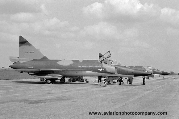 USAF 525 FIS Convair F-102A Delta Dagger 56-1105 (1969)