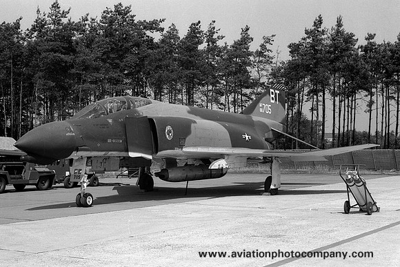 USAF 36 TFW 53 TFS McDonnell F-4D Phantom 66-7705/BT (1970)