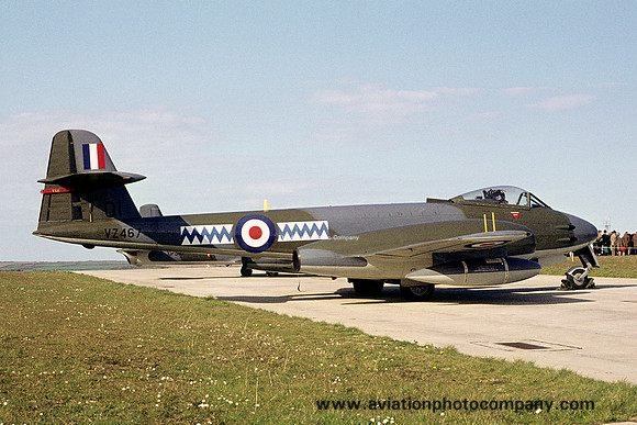RAF TWU Gloster Meteor F.8 VZ467/01 (1977)