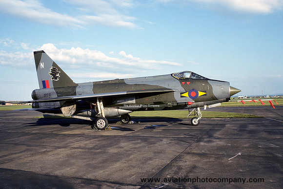 RAF 11 Squadron English Electric Lightning F.3 XP741/N (1977)