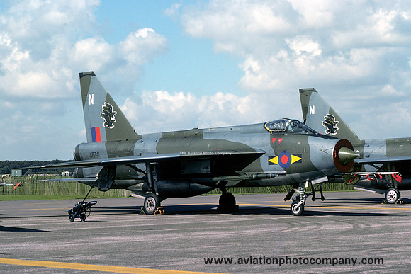 RAF 11 Squadron English Electric Lightning F.3 XP741/N (1977)