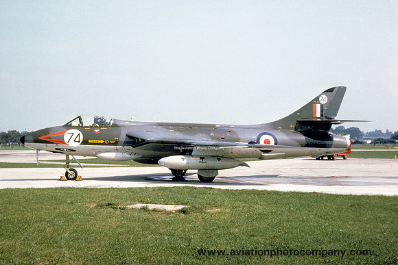 RAF 4 FTS Hawker Hunter F.6 XG185/74 (1970)
