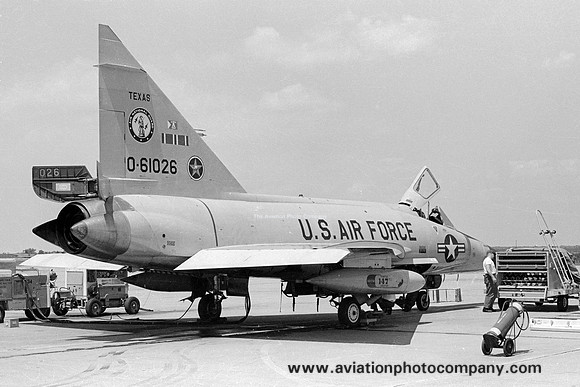 USAF Texas ANG 147 FIS Convair F-102A Delta Dagger 56-1026 (1969)