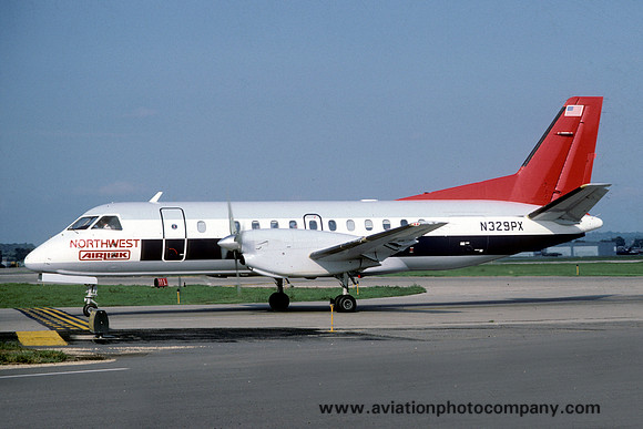 Mesaba Airlines/Northwest Airlink SAAB 340A N329PX (1987)
